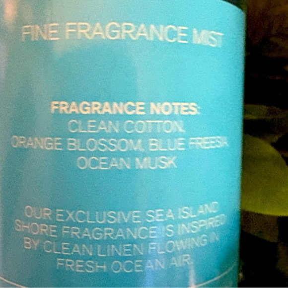 Bath & Body Works Sea Island Shore Spray Mist Cotton Freesia Orange Musk Ocean - Picture 3 of 3